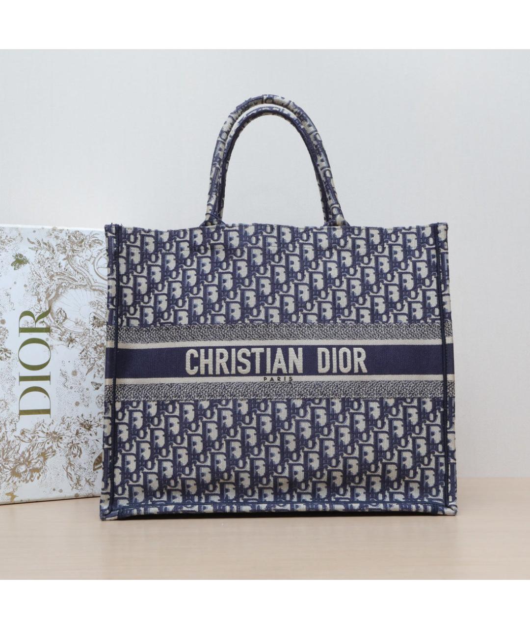 CHRISTIAN DIOR Синяя сумка через плечо, фото 2