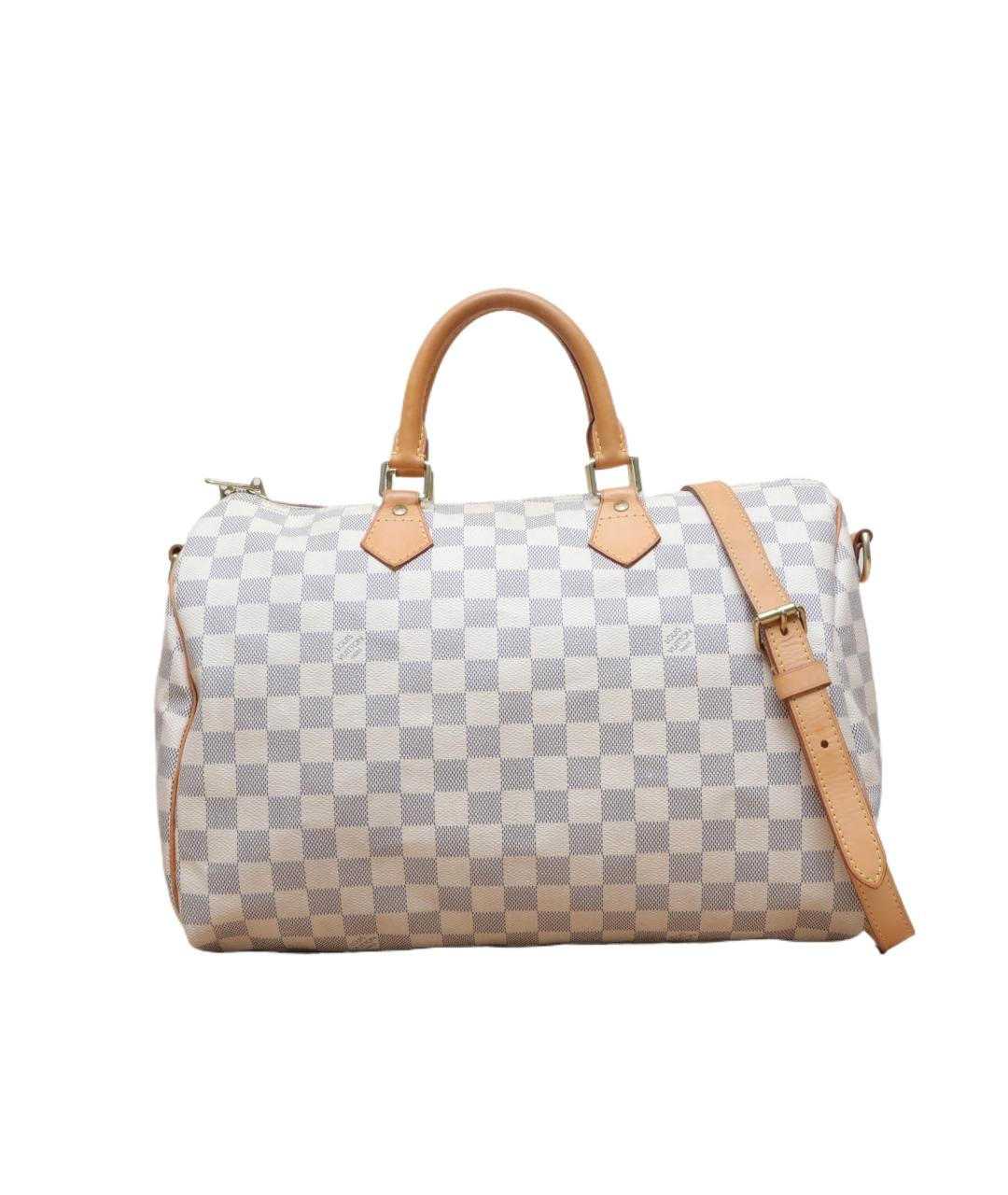 LOUIS VUITTON Белая кожаная сумка через плечо, фото 1