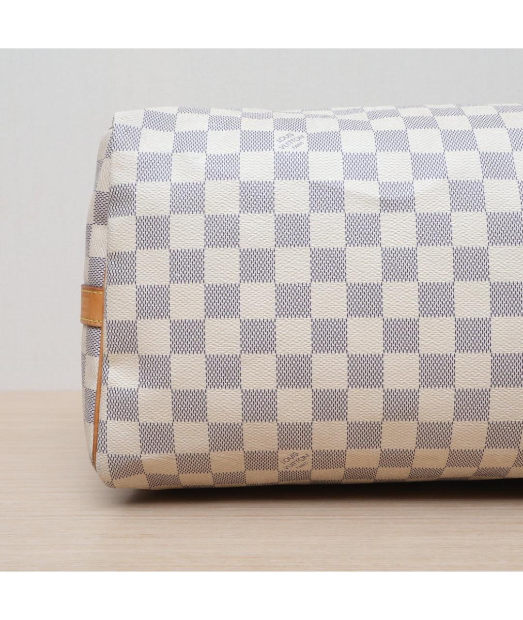 LOUIS VUITTON Белая кожаная сумка через плечо, фото 9