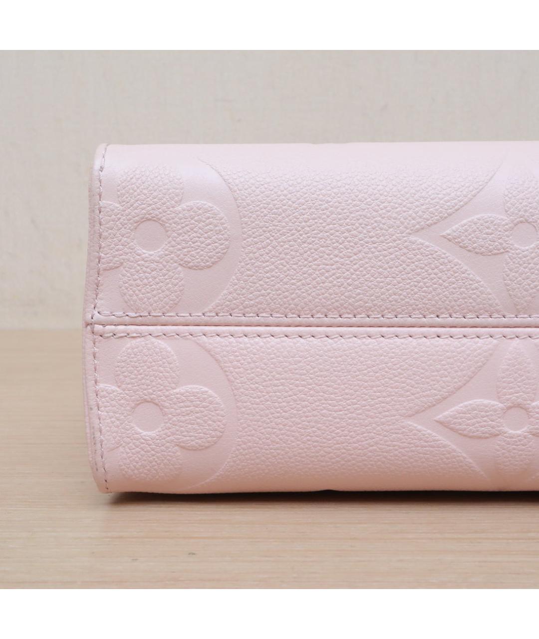 LOUIS VUITTON Розовая кожаная сумка через плечо, фото 9