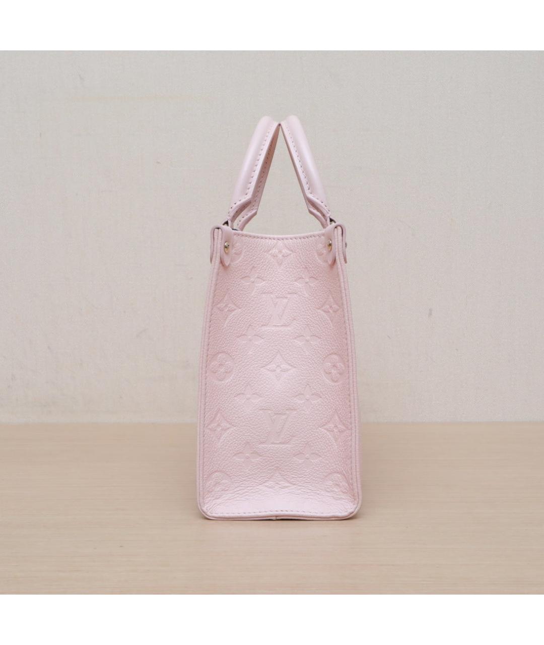 LOUIS VUITTON Розовая кожаная сумка через плечо, фото 5