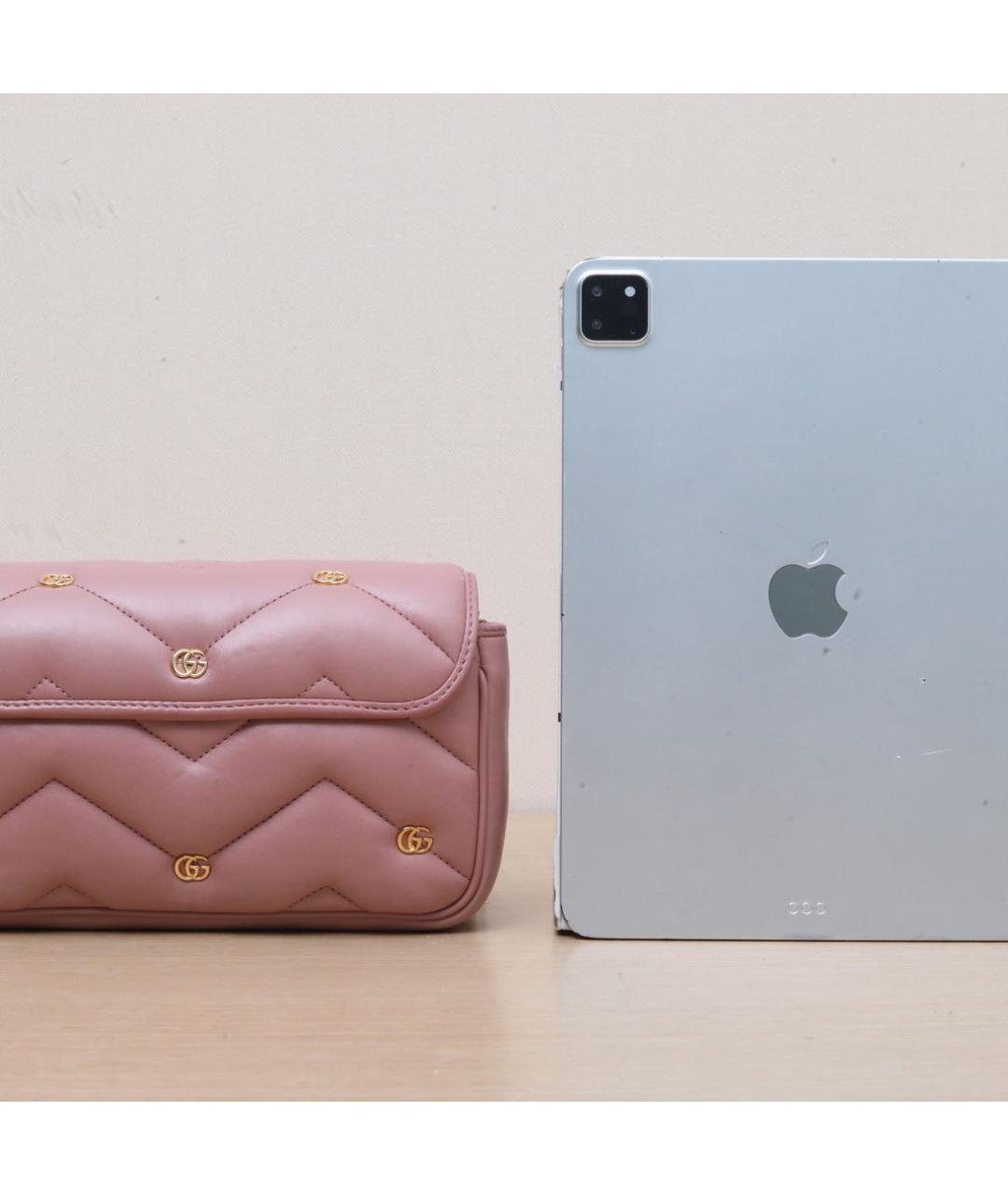 GUCCI Розовая кожаная сумка через плечо, фото 7