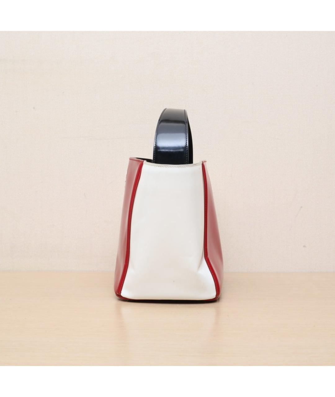 PRADA Красная кожаная сумка через плечо, фото 5