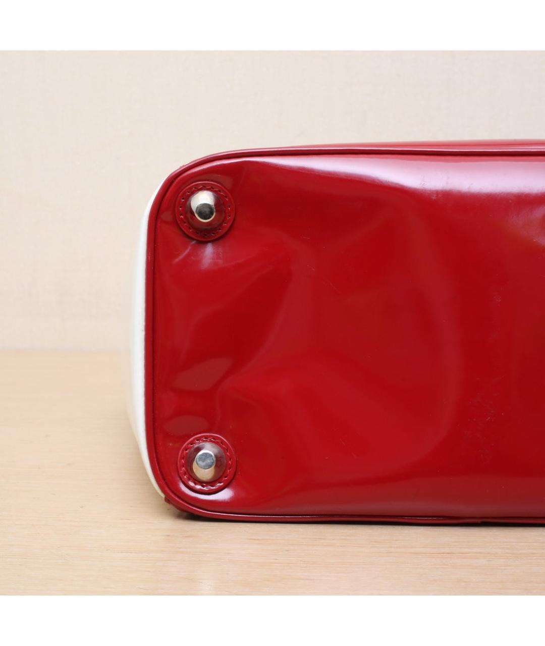 PRADA Красная кожаная сумка через плечо, фото 9