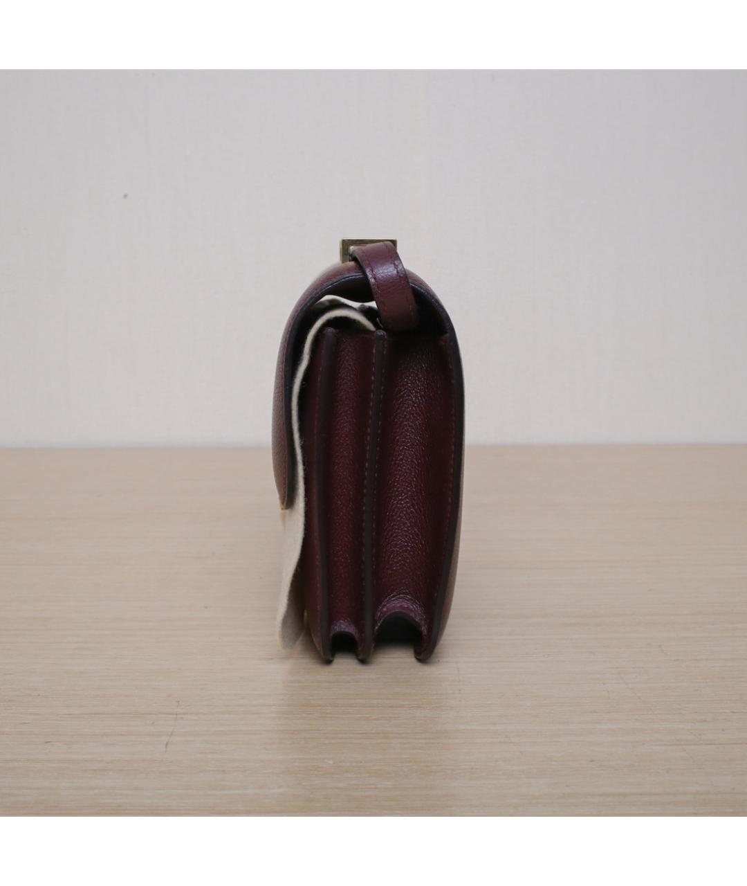 HERMES Коричневая кожаная сумка через плечо, фото 5