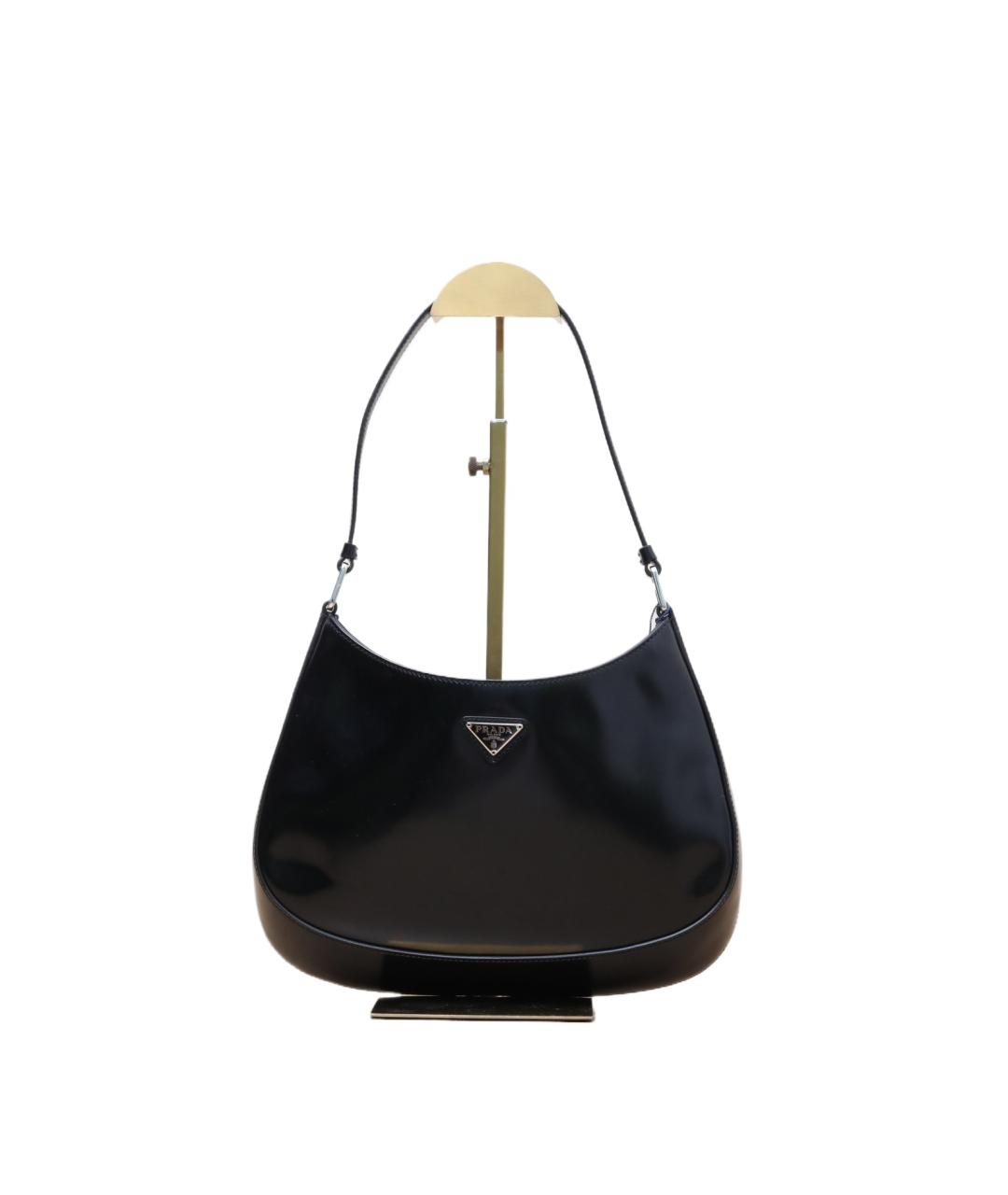 PRADA Черная кожаная сумка через плечо, фото 10