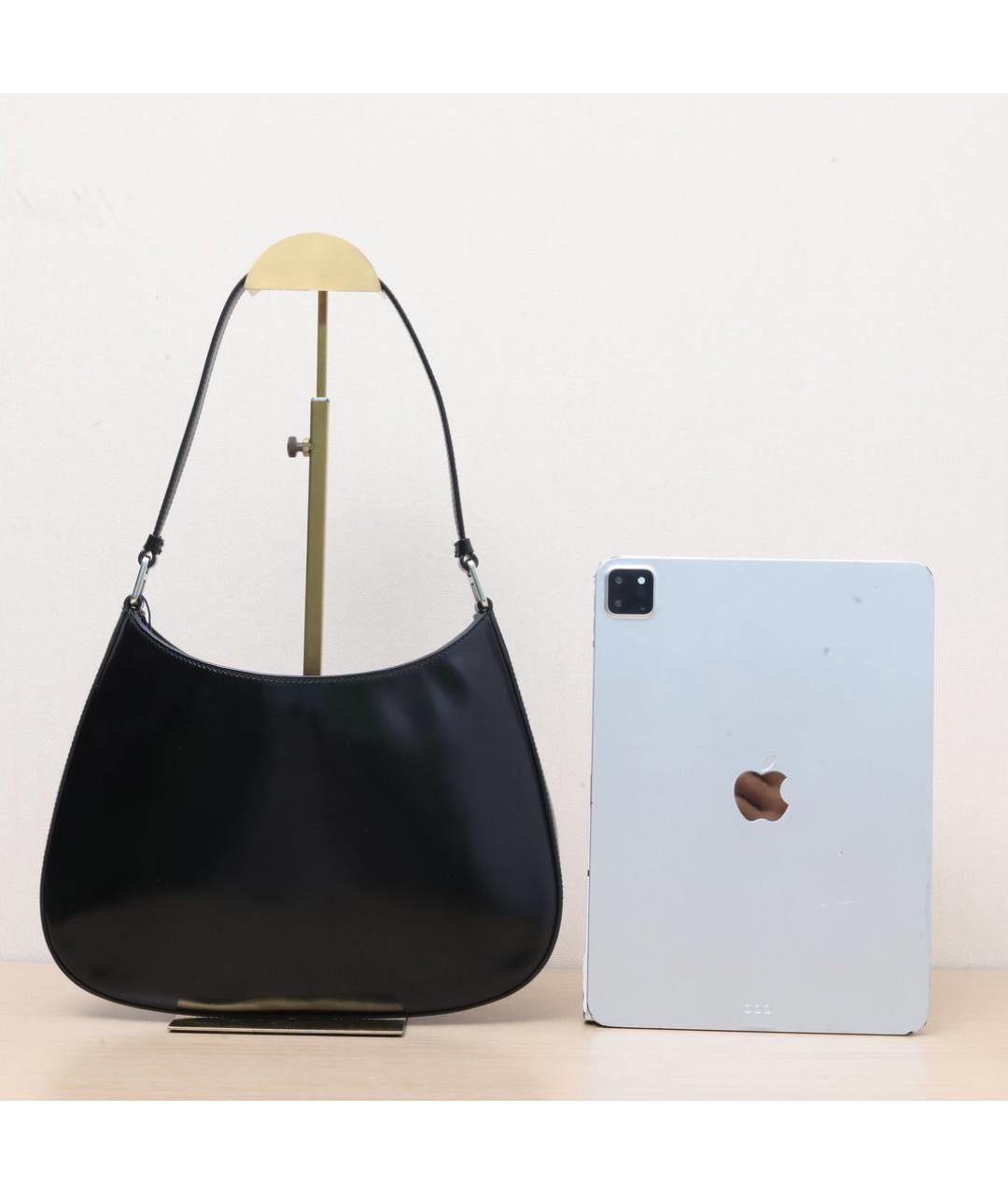 PRADA Черная кожаная сумка через плечо, фото 7