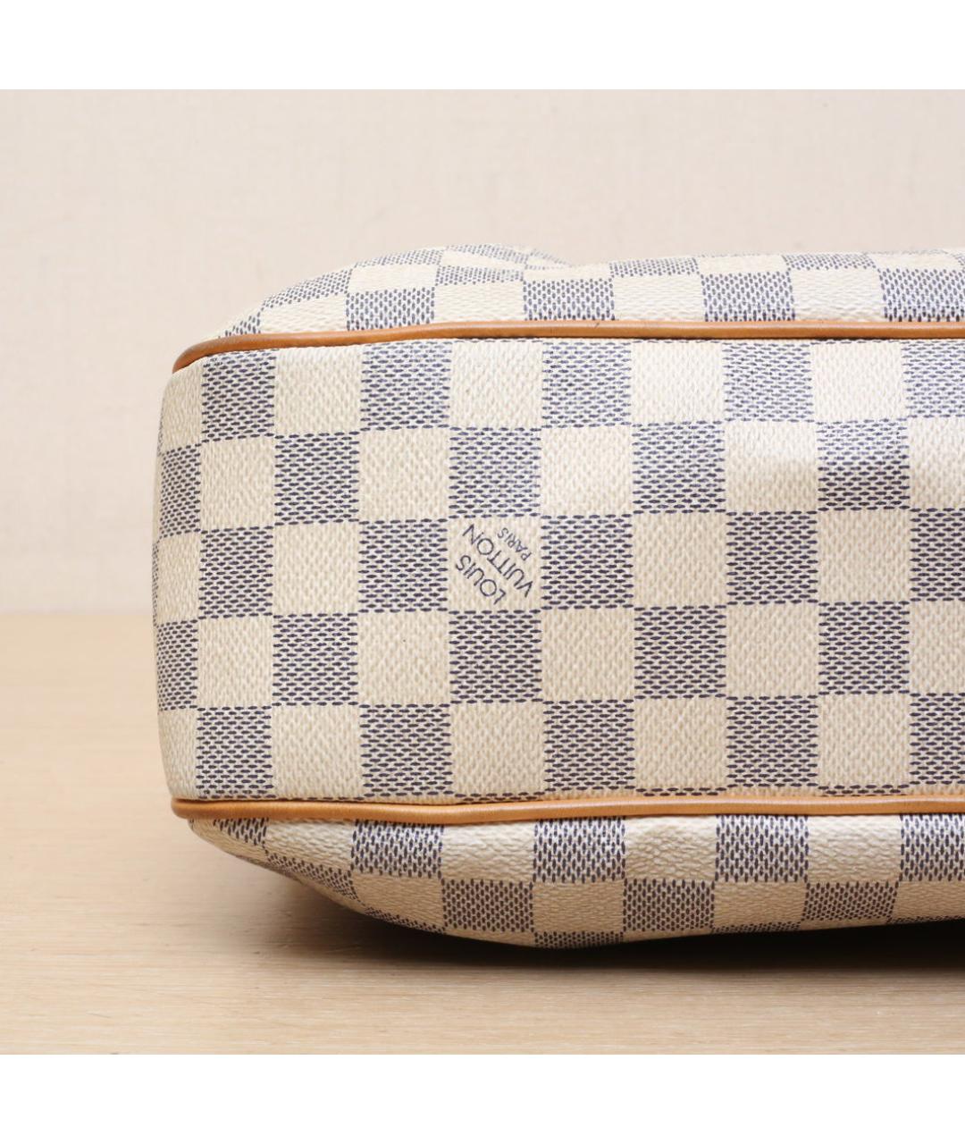 LOUIS VUITTON Белая кожаная сумка через плечо, фото 9