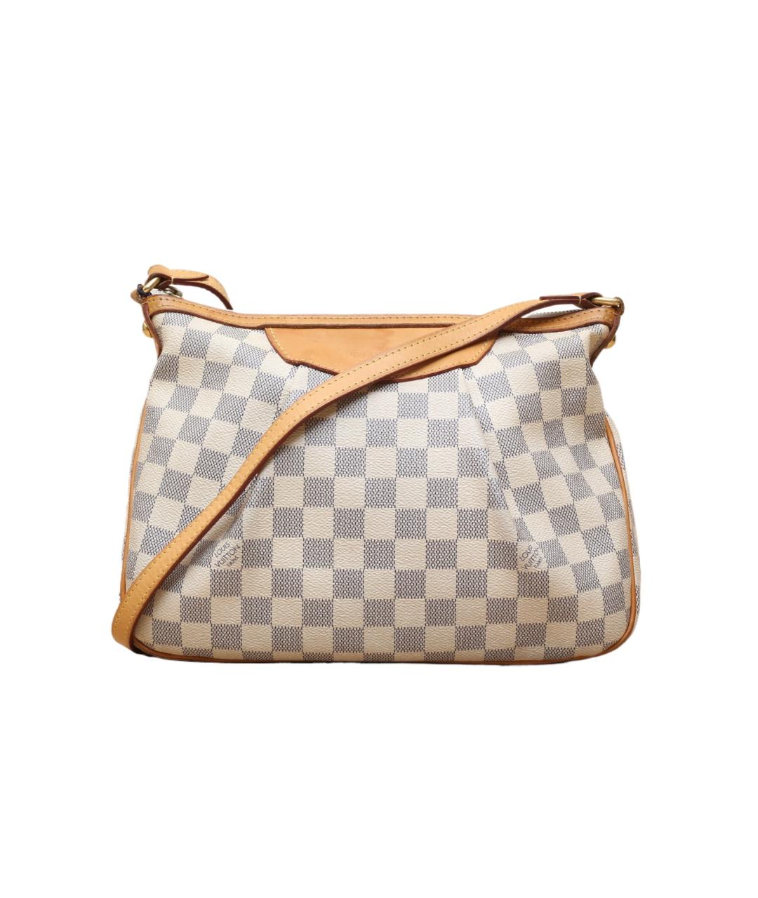 LOUIS VUITTON Белая кожаная сумка через плечо, фото 1