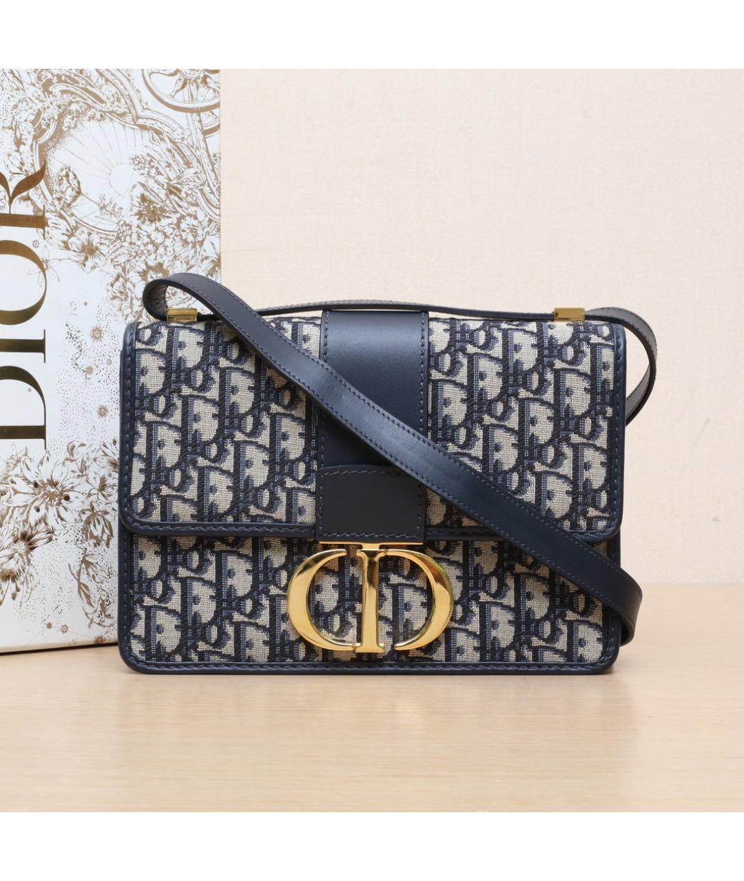 CHRISTIAN DIOR Синяя сумка через плечо, фото 2