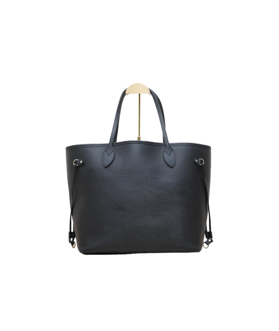 LOUIS VUITTON Черная кожаная сумка через плечо, фото 1