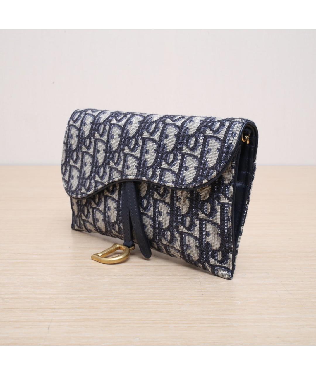 CHRISTIAN DIOR Синяя сумка через плечо, фото 4