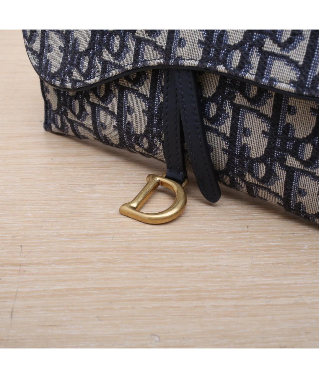 CHRISTIAN DIOR Синяя сумка через плечо, фото 8