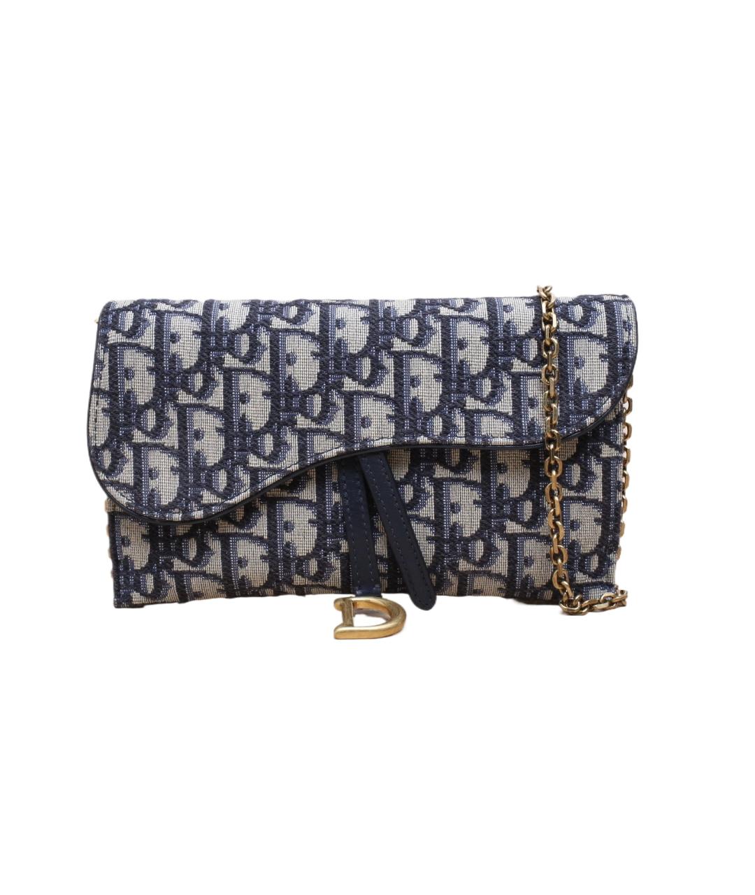 CHRISTIAN DIOR Синяя сумка через плечо, фото 1