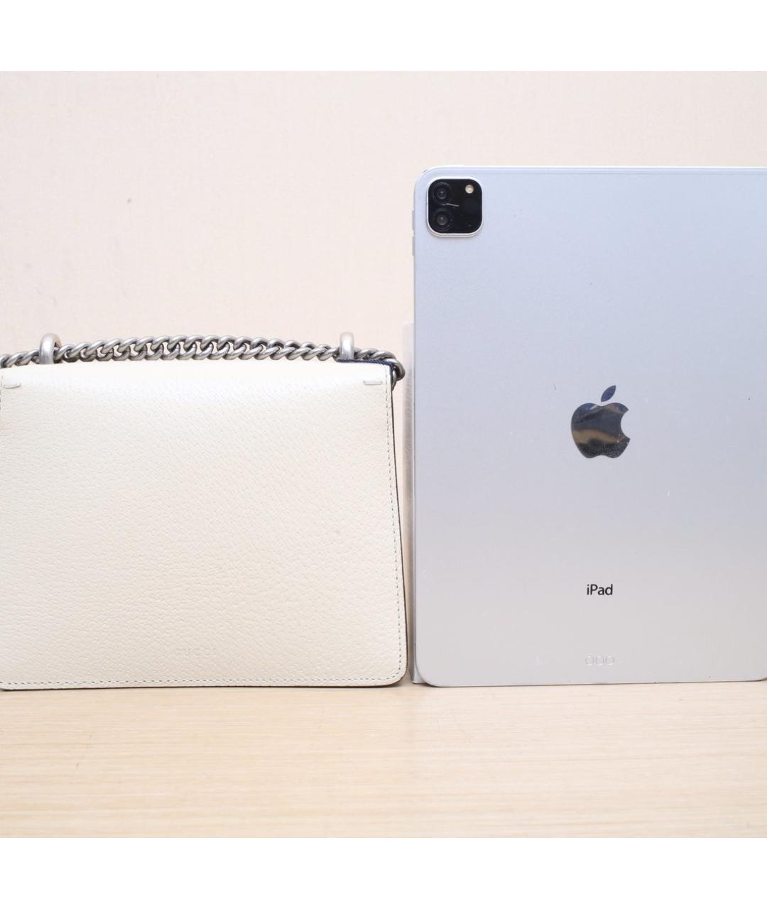 GUCCI Белая кожаная сумка через плечо, фото 7