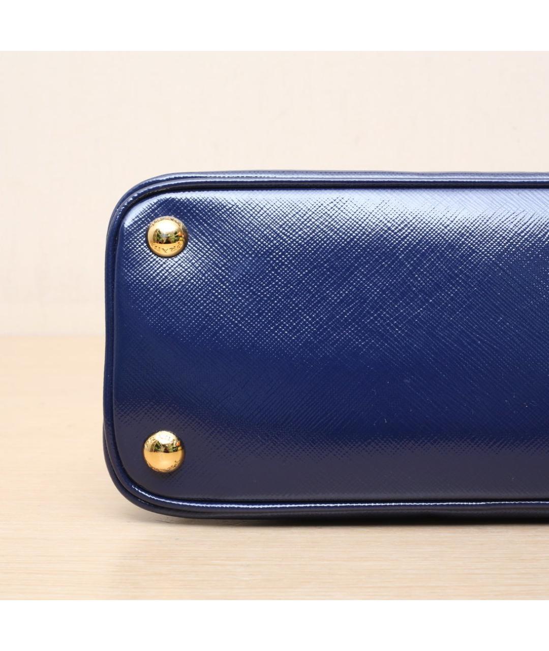 PRADA Синяя кожаная сумка через плечо, фото 9