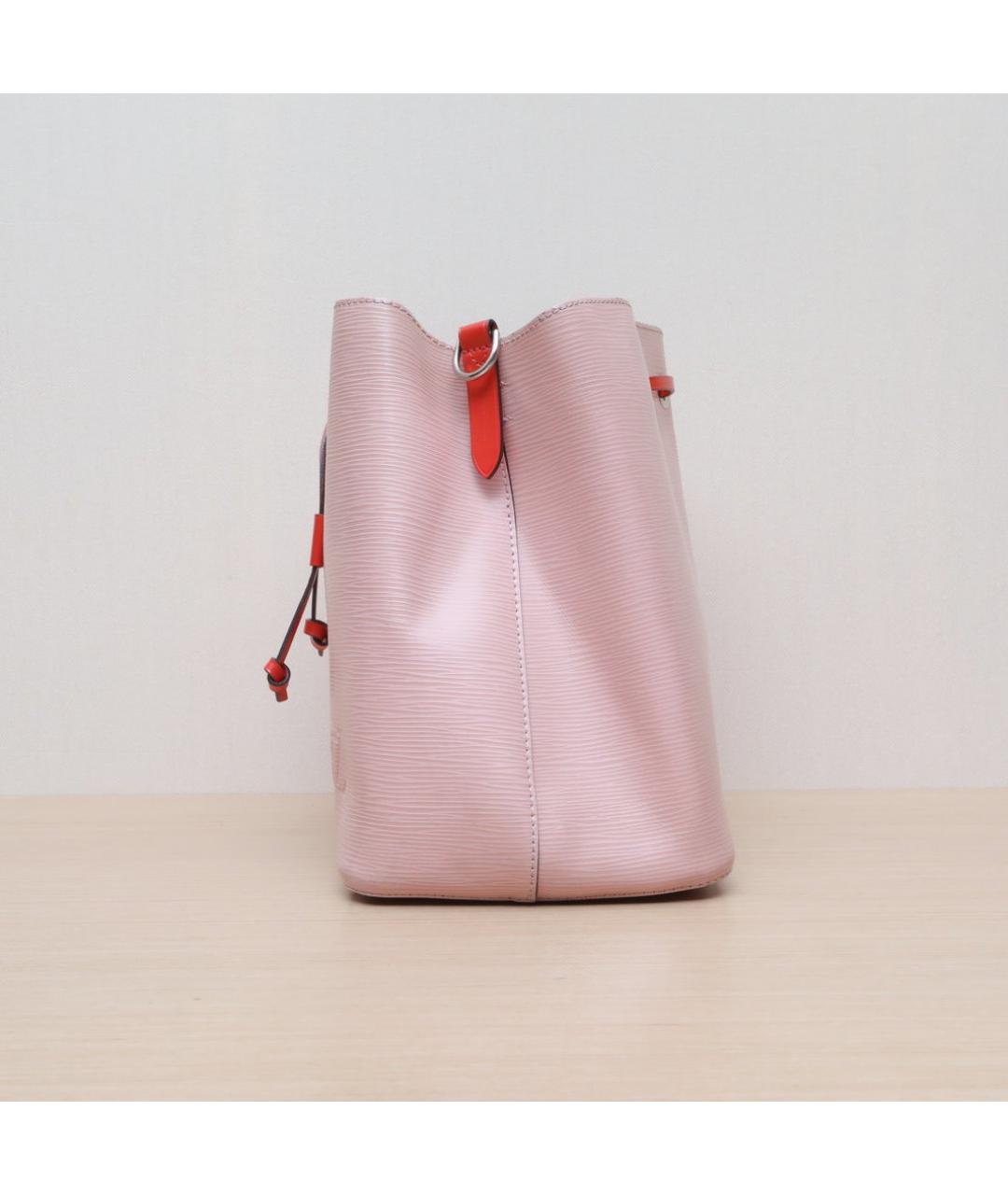 LOUIS VUITTON Розовая кожаная сумка через плечо, фото 5