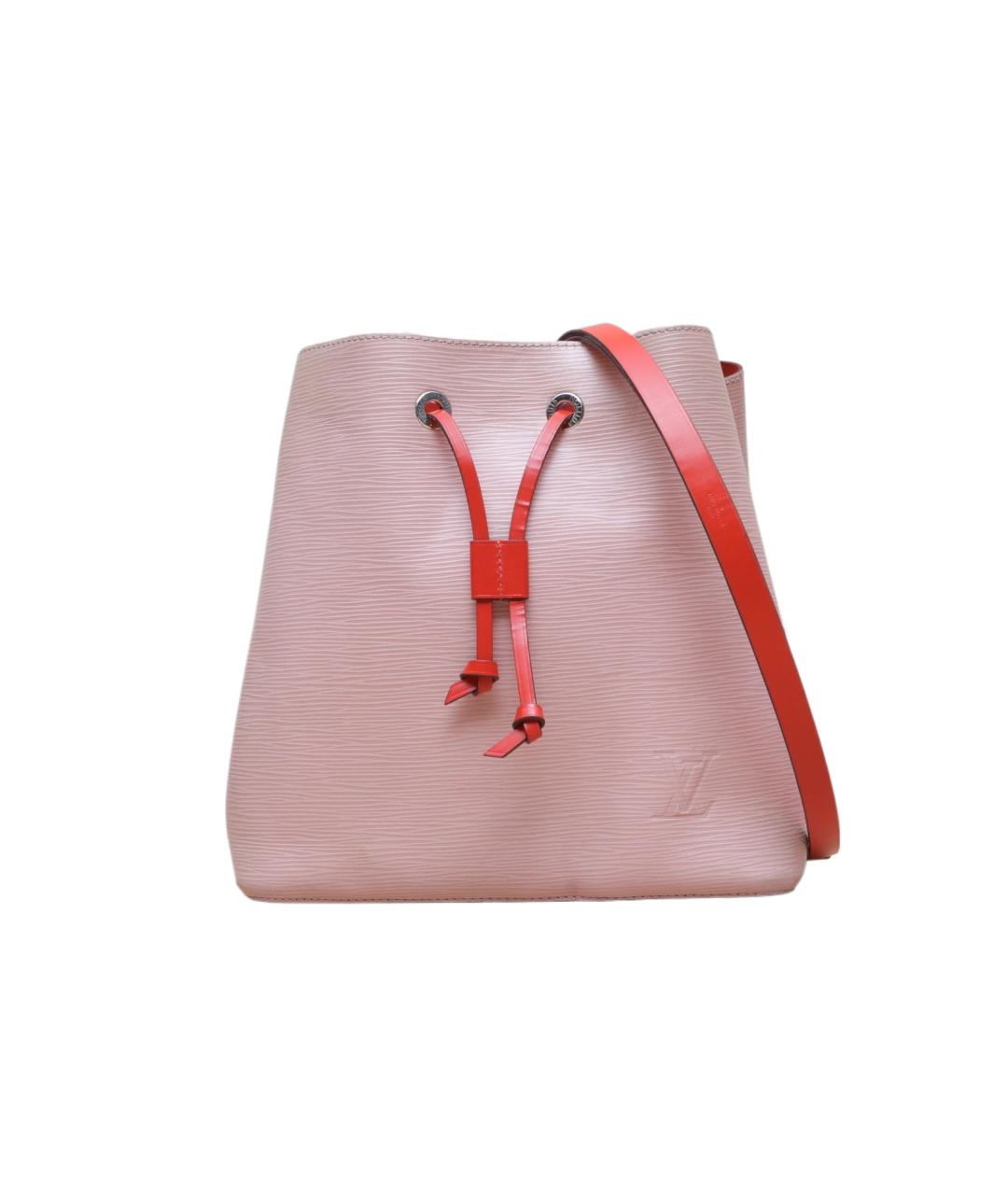 LOUIS VUITTON Розовая кожаная сумка через плечо, фото 1