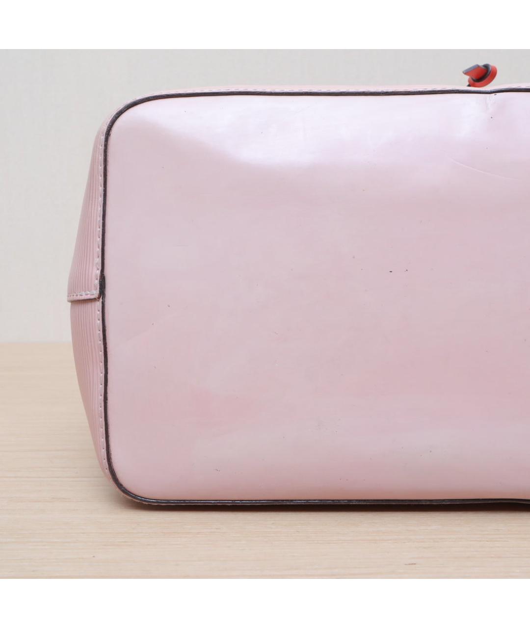 LOUIS VUITTON Розовая кожаная сумка через плечо, фото 9