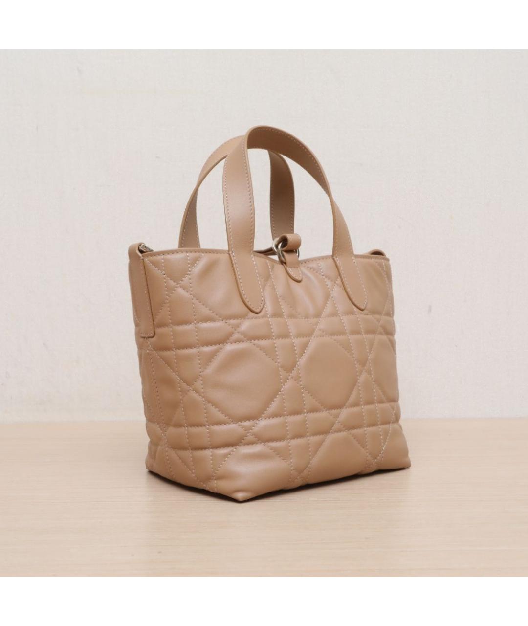 CHRISTIAN DIOR Коричневая кожаная сумка через плечо, фото 6