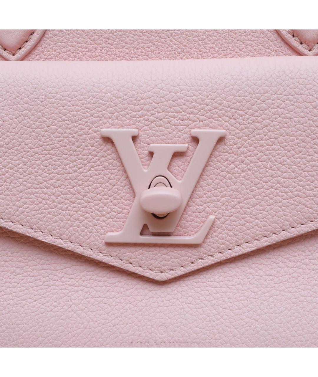 LOUIS VUITTON Розовая кожаная сумка через плечо, фото 8