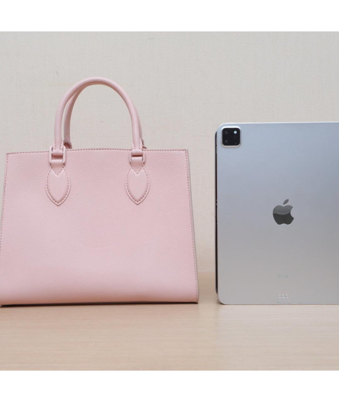 LOUIS VUITTON Розовая кожаная сумка через плечо, фото 7