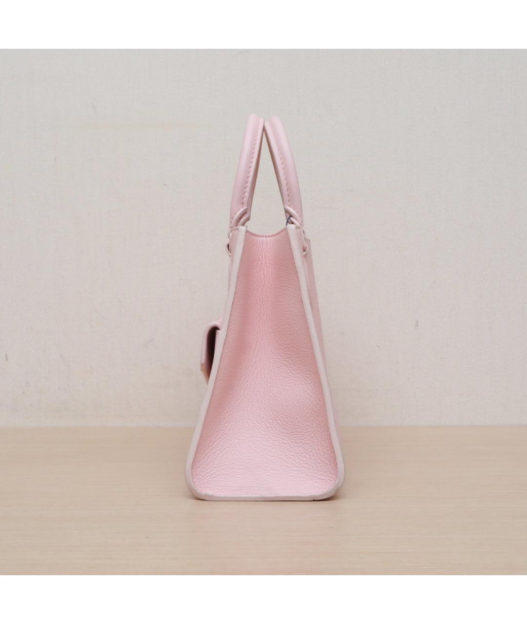 LOUIS VUITTON Розовая кожаная сумка через плечо, фото 5