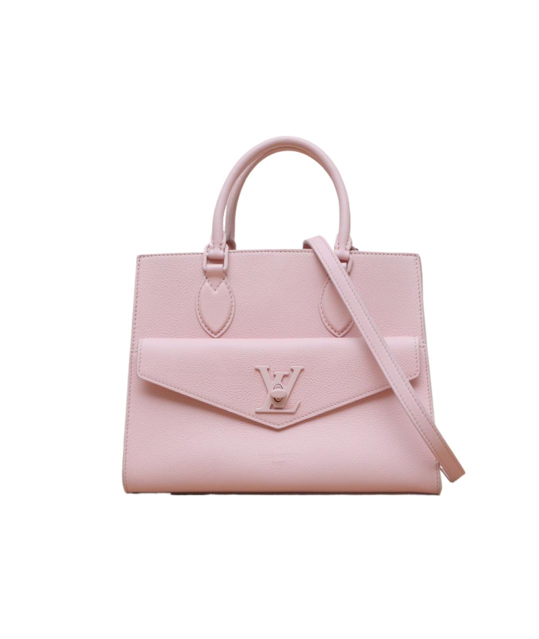 LOUIS VUITTON Розовая кожаная сумка через плечо, фото 1