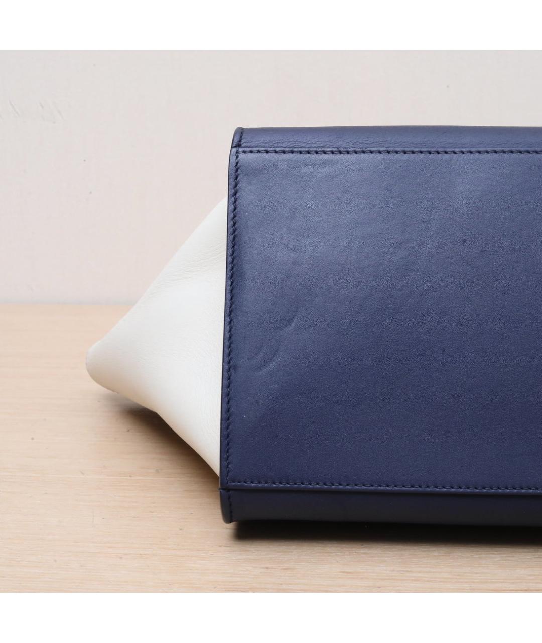 CELINE Бежевая кожаная сумка через плечо, фото 9