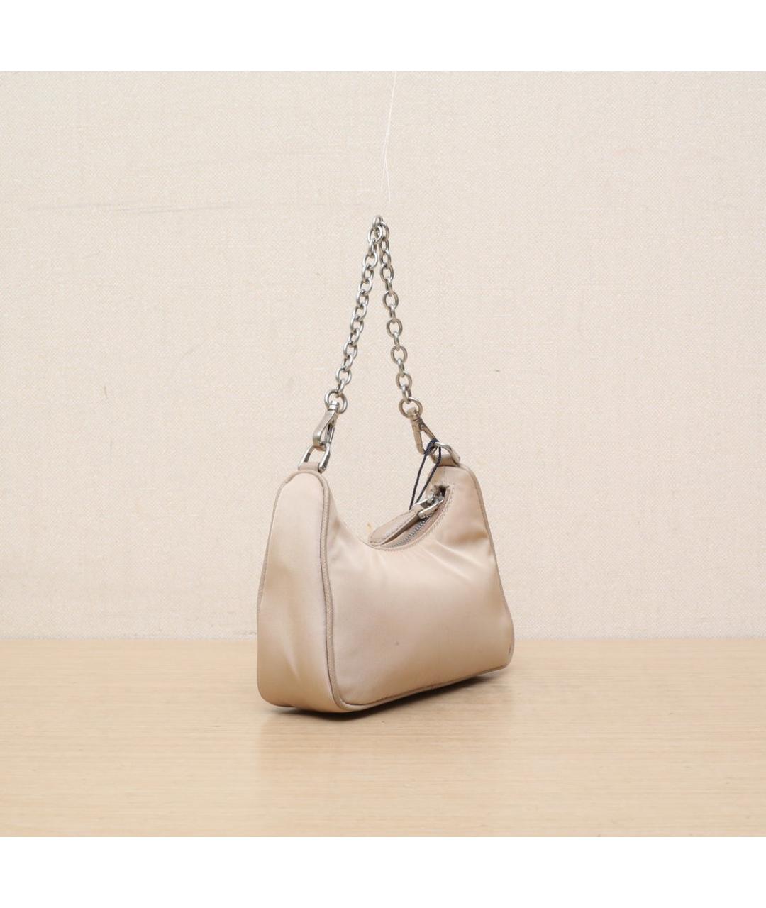 PRADA Бежевая сумка через плечо, фото 6