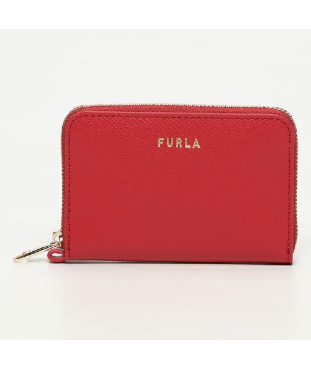 FURLA Красный кожаный кардхолдер, фото 6