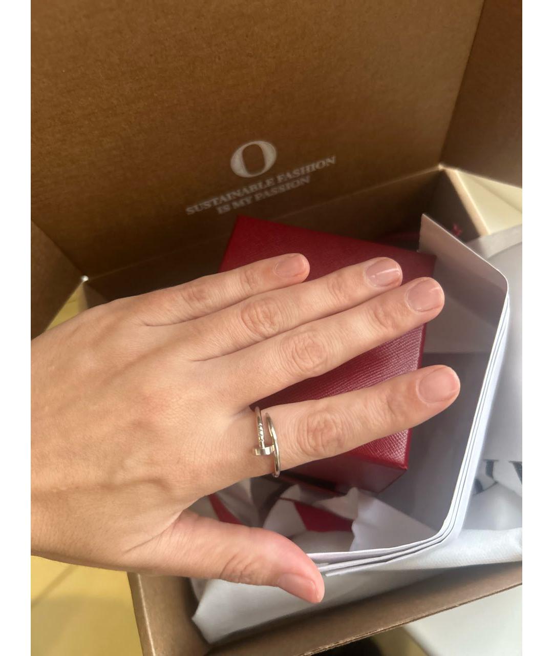 CARTIER Серебряное кольцо из белого золота, фото 4