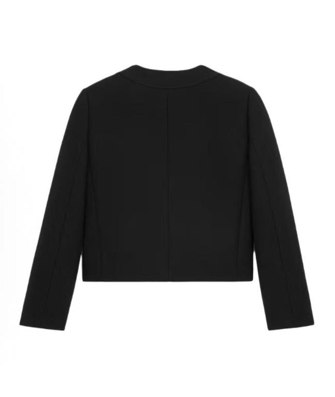 CELINE Черная шерстяная куртка, фото 2
