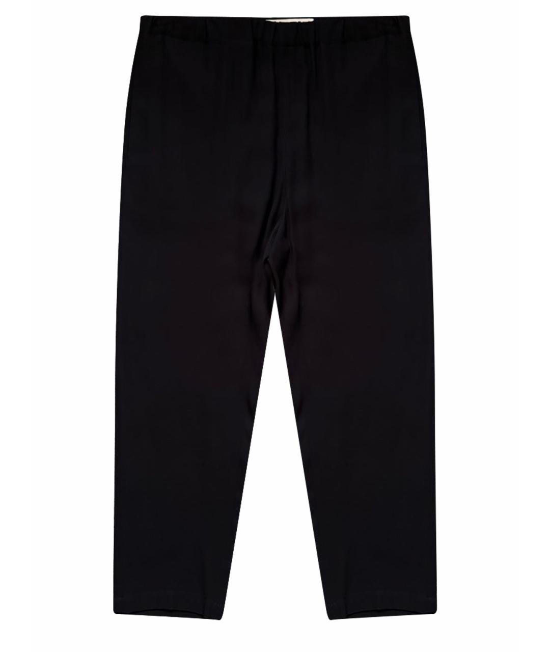 MARNI Черные вискозные брюки широкие, фото 1