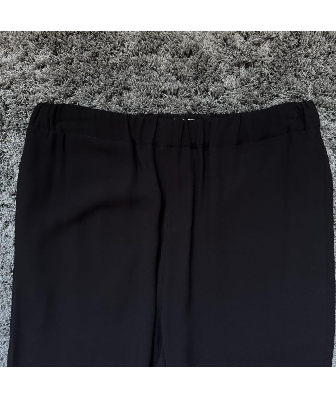 MARNI Черные вискозные брюки широкие, фото 2