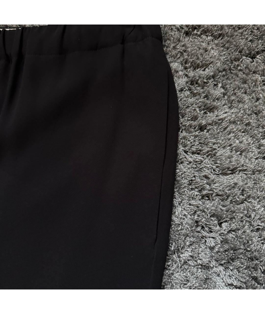 MARNI Черные вискозные брюки широкие, фото 4