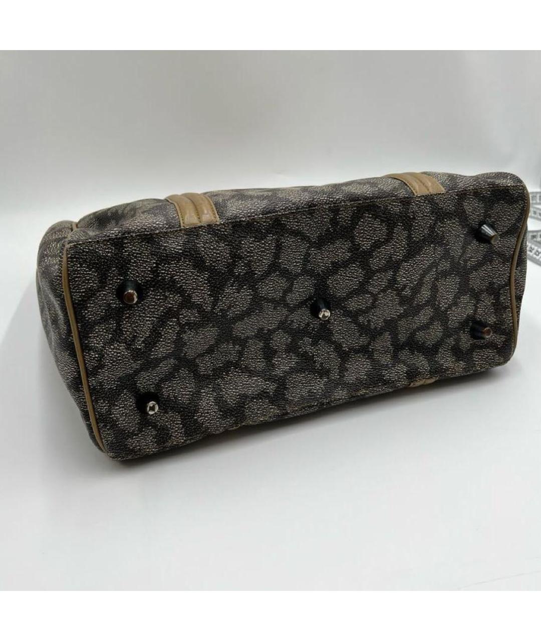 SAINT LAURENT Антрацитовая кожаная сумка через плечо, фото 7