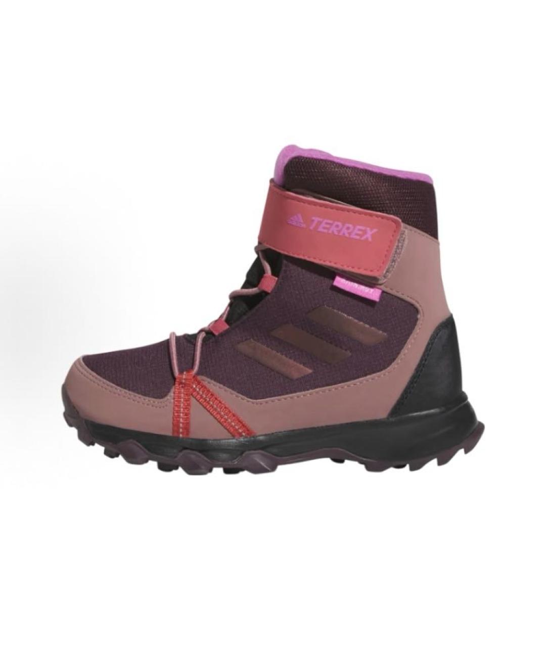 ADIDAS Фиолетовые текстильные высокие кроссовки / кеды, фото 3