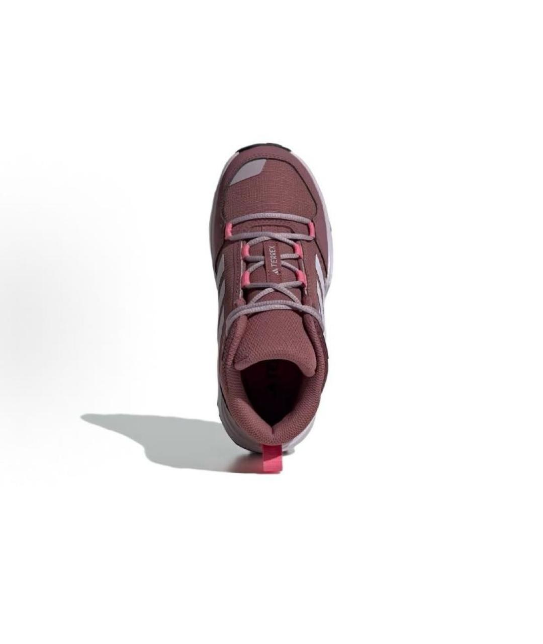 ADIDAS Бордовые текстильные высокие кроссовки / кеды, фото 4