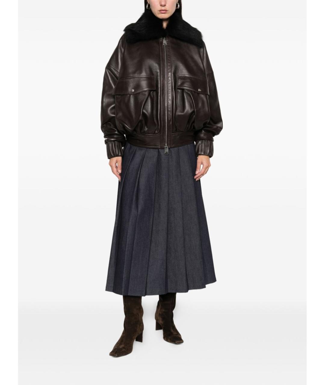 KHAITE Коричневая куртка, фото 2