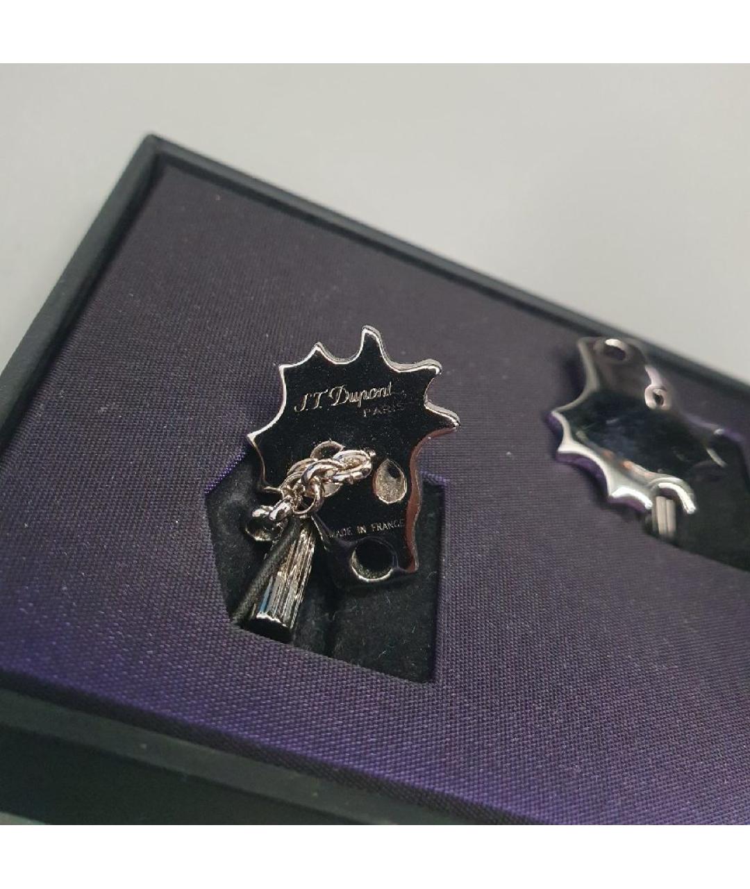 DUPONT Серебряные металлические запонки, фото 2