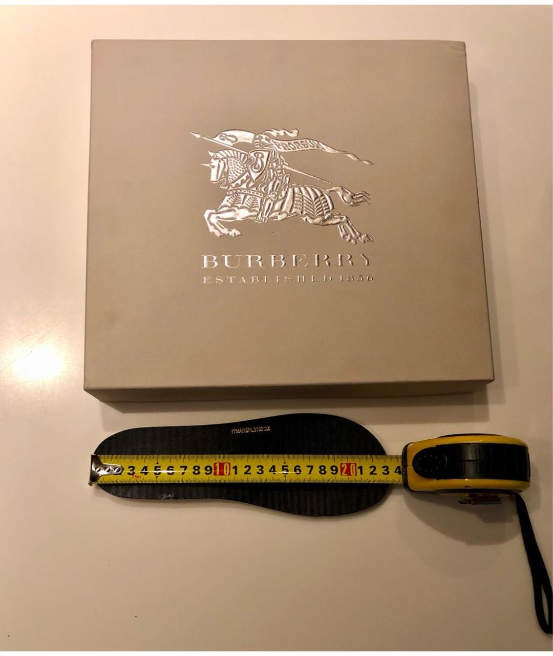 BURBERRY Коричневые резиновые сапоги, фото 5