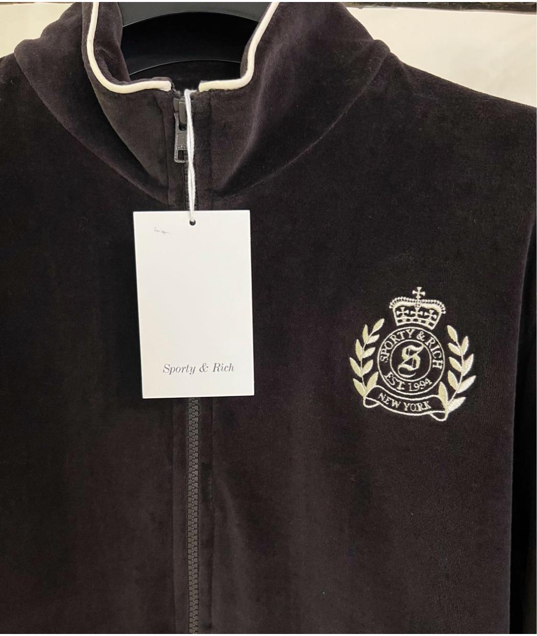 SPORTY AND RICH Коричневый хлопковый спортивные костюмы, фото 3