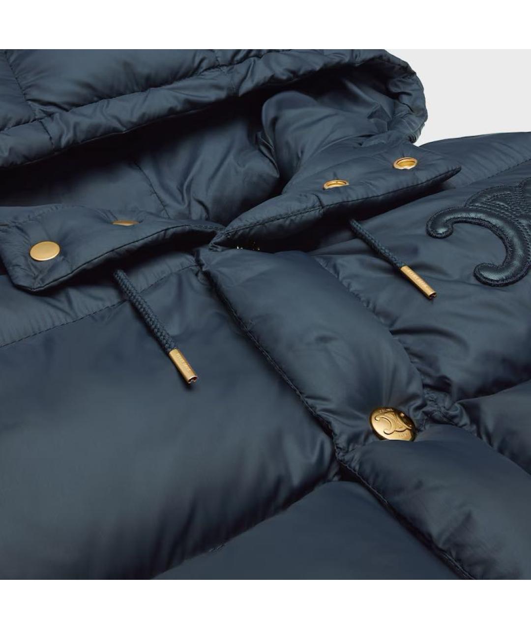 CELINE Темно-синий полиамидовый жилет, фото 3