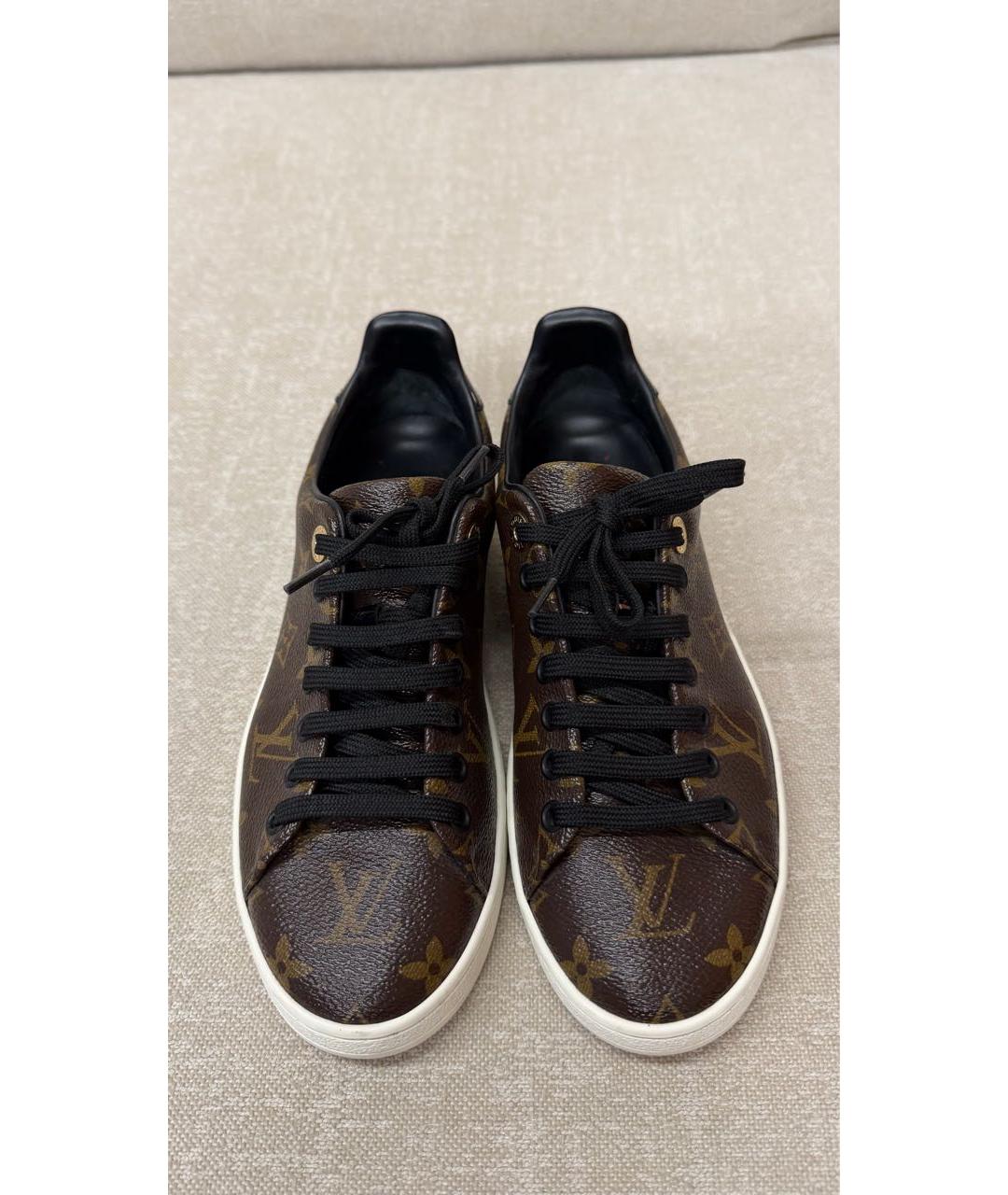 LOUIS VUITTON Коричневые кеды, фото 6