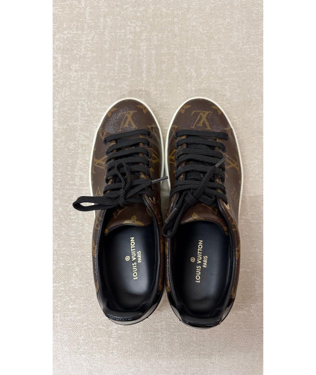 LOUIS VUITTON Коричневые кеды, фото 3