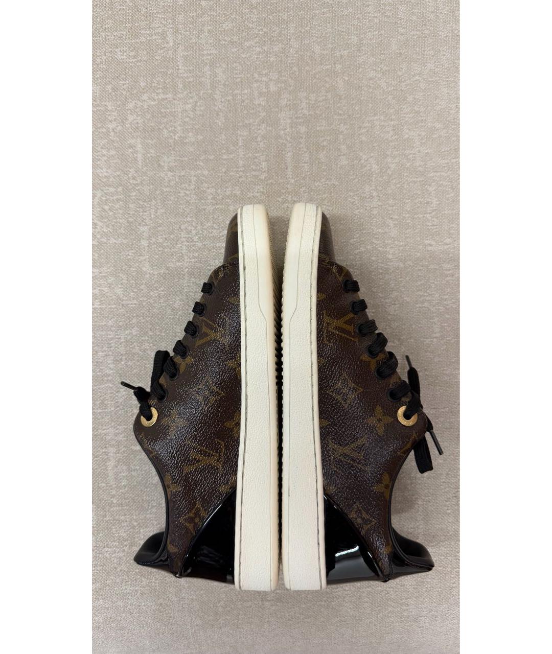 LOUIS VUITTON Коричневые кеды, фото 5