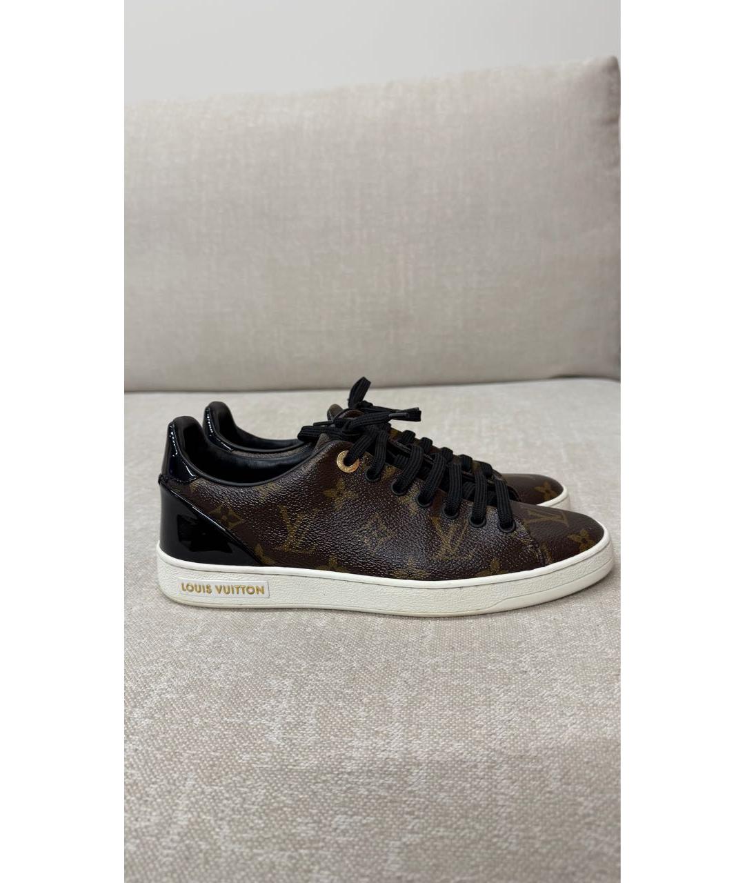 LOUIS VUITTON Коричневые кеды, фото 7