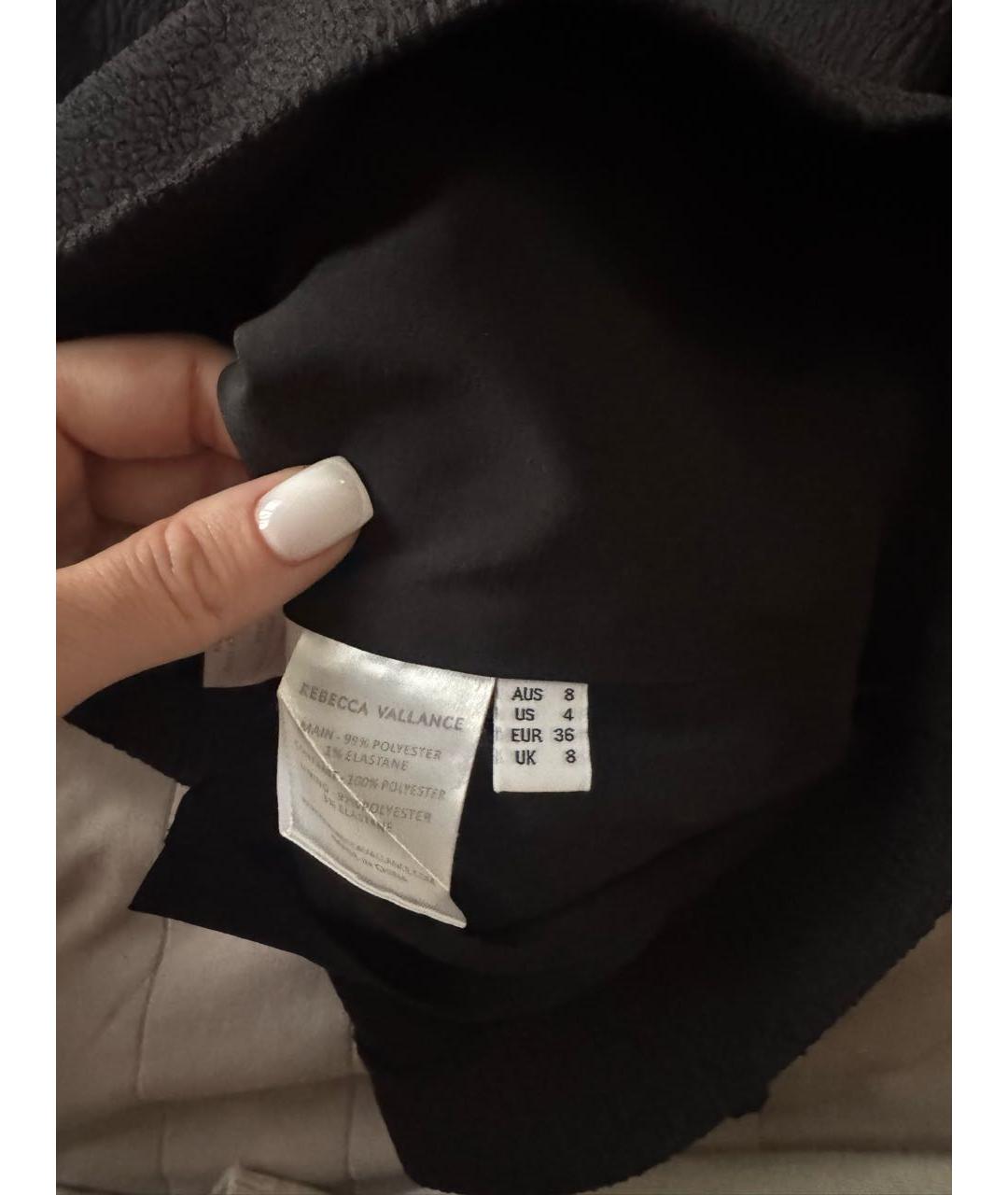 ALTUZARRA Черное полиэстеровое вечернее платье, фото 4