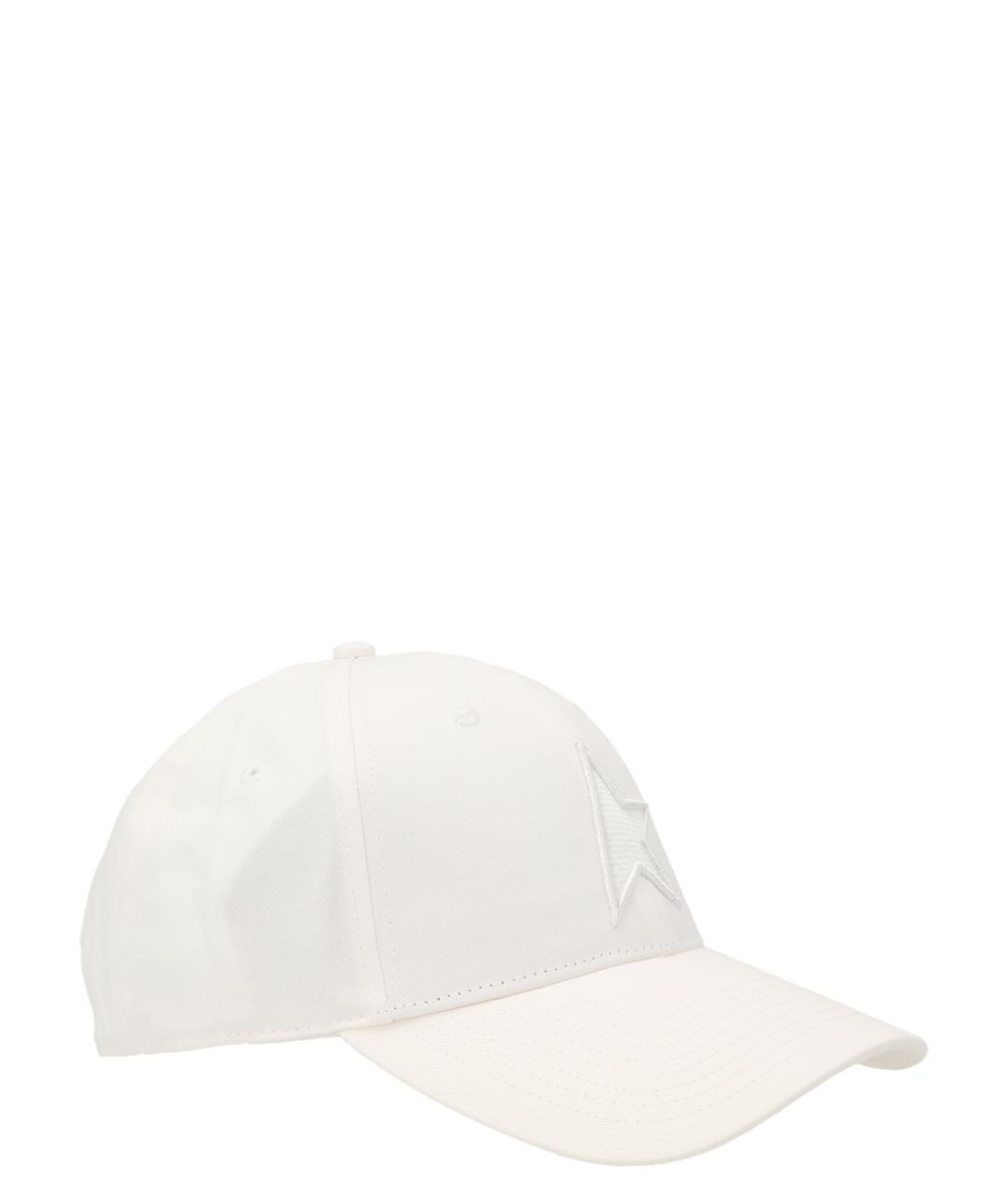 GOLDEN GOOSE DELUXE BRAND Белая хлопковая кепка/бейсболка, фото 2